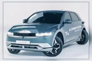Hyundai Ioniq 5 с модулями e-Corner может поворачивать колеса на 90 градусов